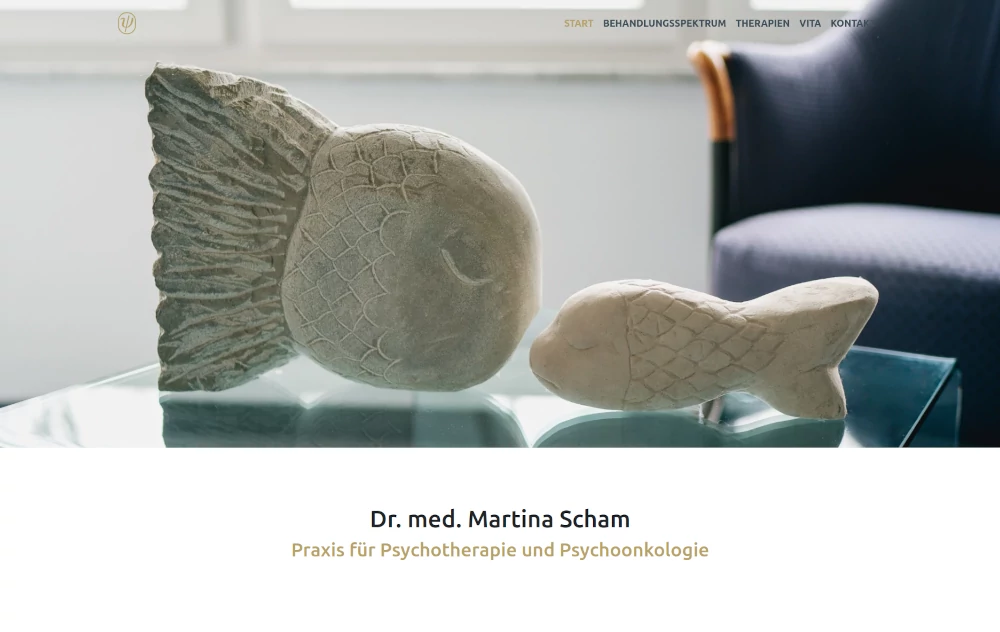 Psychotherapie und Psychoonkologie - Webseite