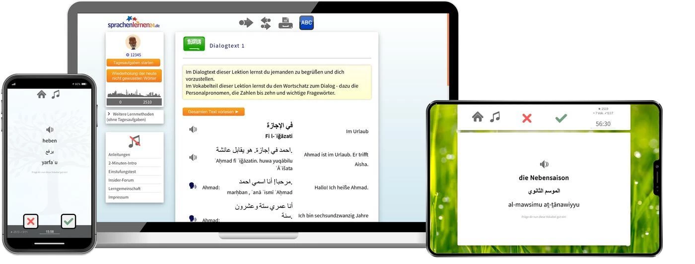Arabisch lernen, Arabisch Sprachkurs