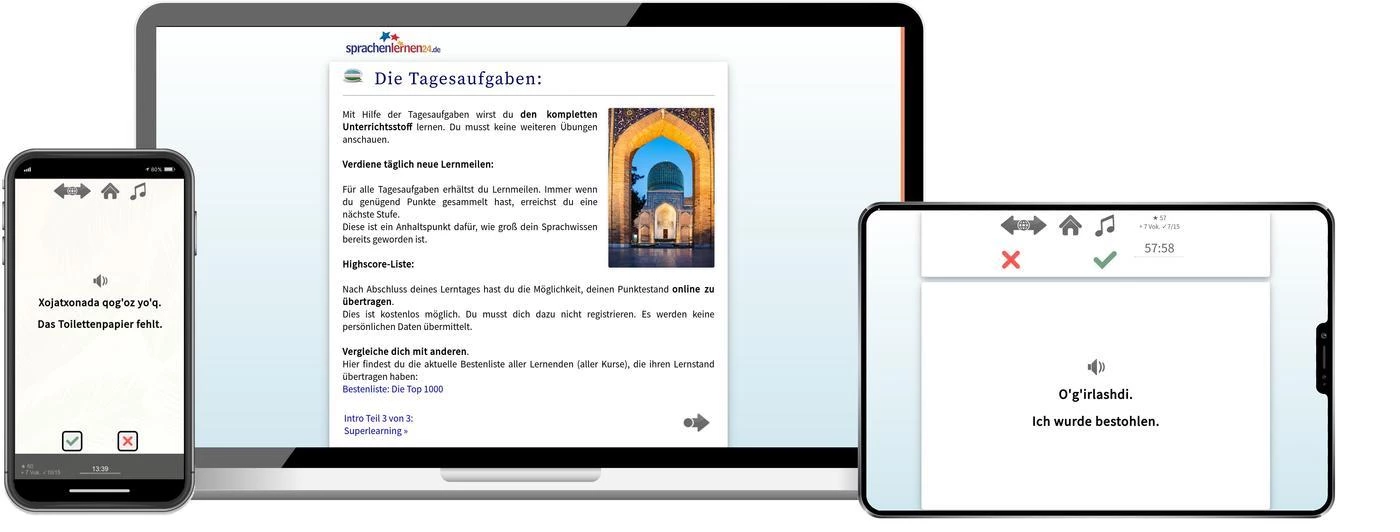 Usbekisch lernen, Usbekisch Sprachkurs Usbekisch lernen, Usbekisch Sprachkurs